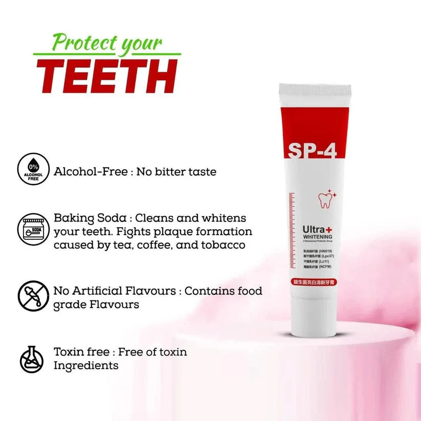 DENTYSIA SP-4 Ultra Whitening Toothpaste Pack of 4 🦷✨